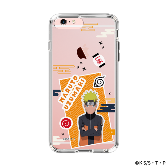 スリムプロテクションケース［ NARUTO -ナルト- 疾風伝 - ステッカー - うずまきナルト ］