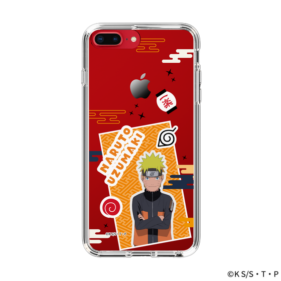 スリムプロテクションケース［ NARUTO -ナルト- 疾風伝 - ステッカー - うずまきナルト ］