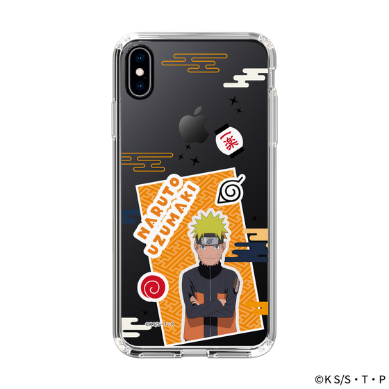 スリムプロテクションケース［ NARUTO -ナルト- 疾風伝 - ステッカー - うずまきナルト ］