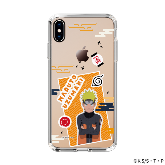 スリムプロテクションケース［ NARUTO -ナルト- 疾風伝 - ステッカー - うずまきナルト ］