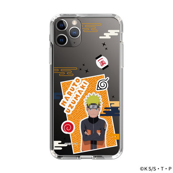 スリムプロテクションケース［ NARUTO -ナルト- 疾風伝 - ステッカー - うずまきナルト ］