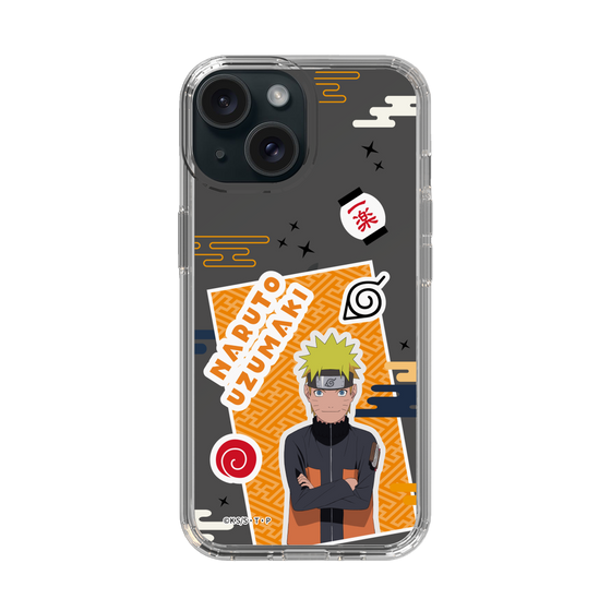 スリムプロテクションケース［ NARUTO -ナルト- 疾風伝 - ステッカー - うずまきナルト ］