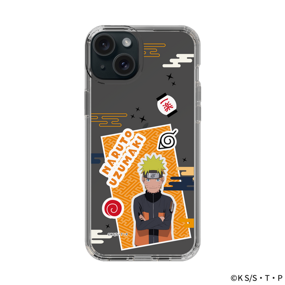 スリムプロテクションケース［ NARUTO -ナルト- 疾風伝 - ステッカー - うずまきナルト ］