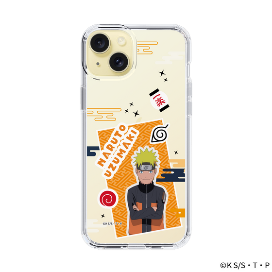 スリムプロテクションケース［ NARUTO -ナルト- 疾風伝 - ステッカー - うずまきナルト ］