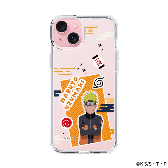 スリムプロテクションケース［ NARUTO -ナルト- 疾風伝 - ステッカー - うずまきナルト ］