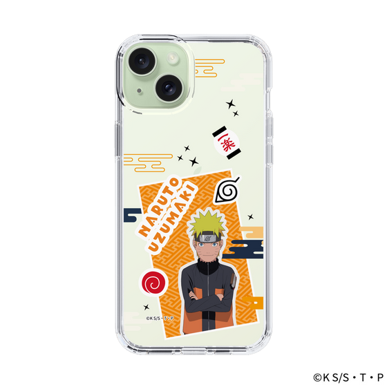 スリムプロテクションケース［ NARUTO -ナルト- 疾風伝 - ステッカー - うずまきナルト ］