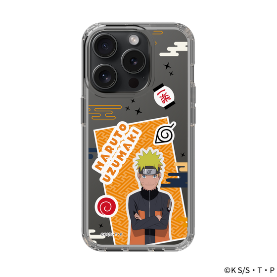 スリムプロテクションケース［ NARUTO -ナルト- 疾風伝 - ステッカー - うずまきナルト ］