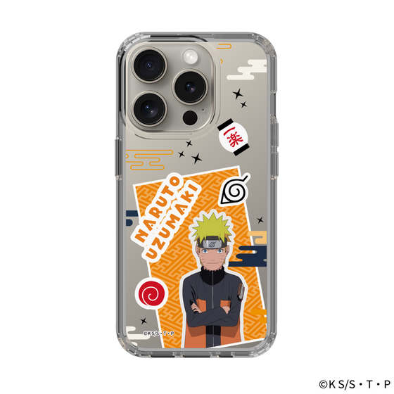 スリムプロテクションケース［ NARUTO -ナルト- 疾風伝 - ステッカー - うずまきナルト ］