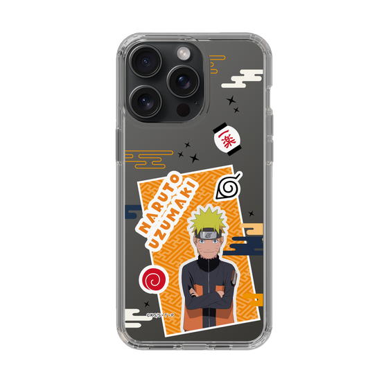 スリムプロテクションケース［ NARUTO -ナルト- 疾風伝 - ステッカー - うずまきナルト ］