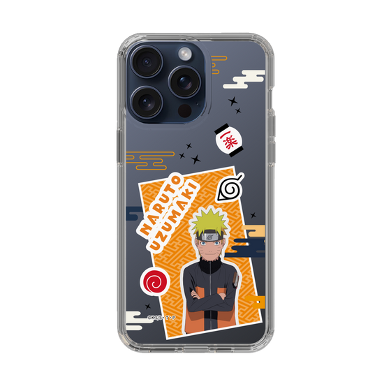 スリムプロテクションケース［ NARUTO -ナルト- 疾風伝 - ステッカー - うずまきナルト ］