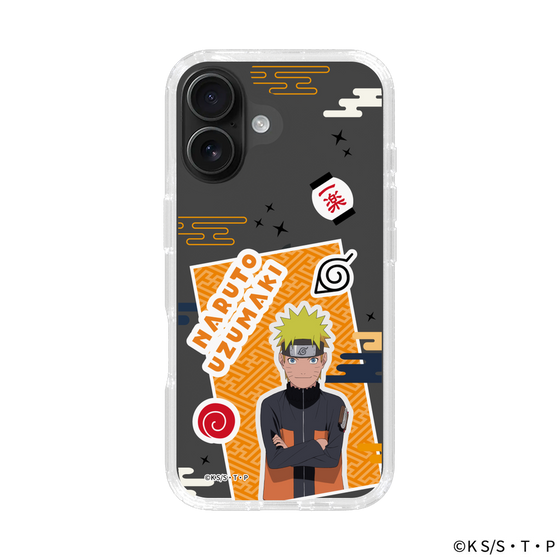 スリムプロテクションケース［ NARUTO -ナルト- 疾風伝 - ステッカー - うずまきナルト ］