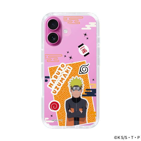 スリムプロテクションケース［ NARUTO -ナルト- 疾風伝 - ステッカー - うずまきナルト ］