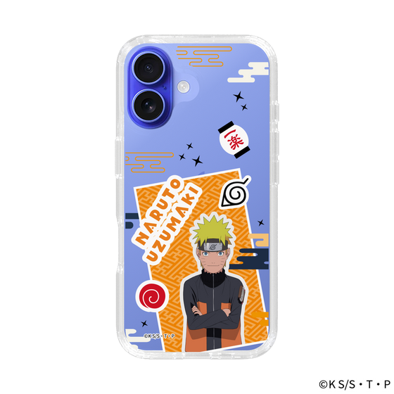 スリムプロテクションケース［ NARUTO -ナルト- 疾風伝 - ステッカー - うずまきナルト ］