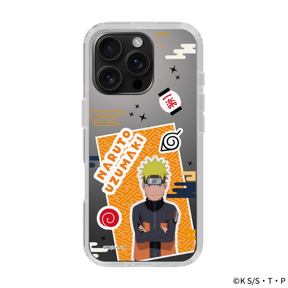 スリムプロテクションケース［ NARUTO -ナルト- 疾風伝 - ステッカー - うずまきナルト ］