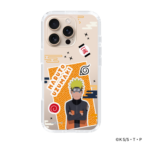 スリムプロテクションケース［ NARUTO -ナルト- 疾風伝 - ステッカー - うずまきナルト ］