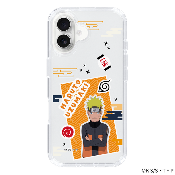 スリムプロテクションケース［ NARUTO-ナルト- 疾風伝 - ステッカー - うずまきナルト ］
