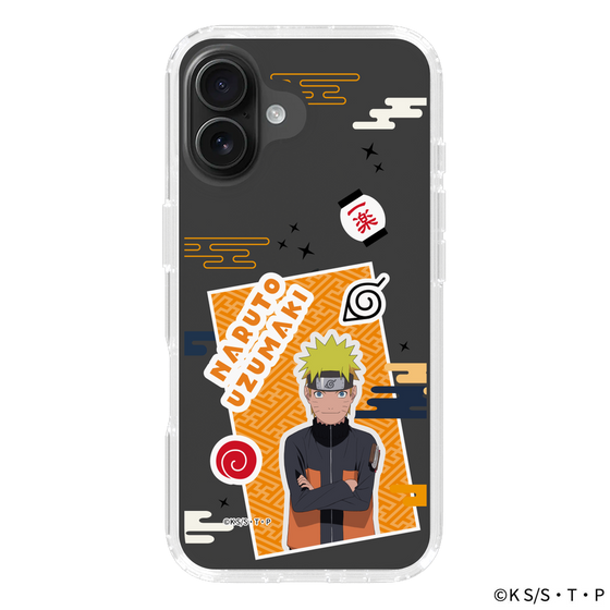 スリムプロテクションケース［ NARUTO -ナルト- 疾風伝 - ステッカー - うずまきナルト ］