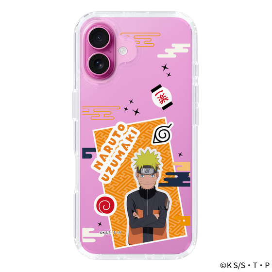 スリムプロテクションケース［ NARUTO -ナルト- 疾風伝 - ステッカー - うずまきナルト ］