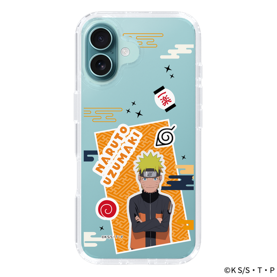 スリムプロテクションケース［ NARUTO -ナルト- 疾風伝 - ステッカー - うずまきナルト ］