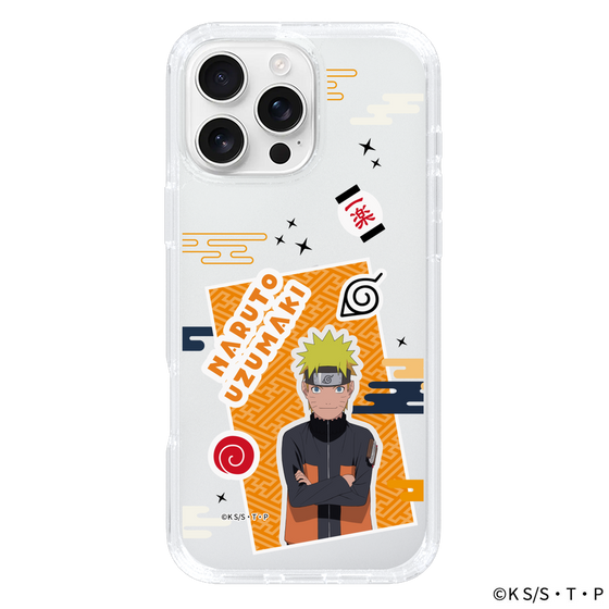 スリムプロテクションケース［ NARUTO-ナルト- 疾風伝 - ステッカー - うずまきナルト ］