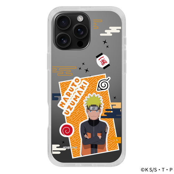 スリムプロテクションケース［ NARUTO -ナルト- 疾風伝 - ステッカー - うずまきナルト ］
