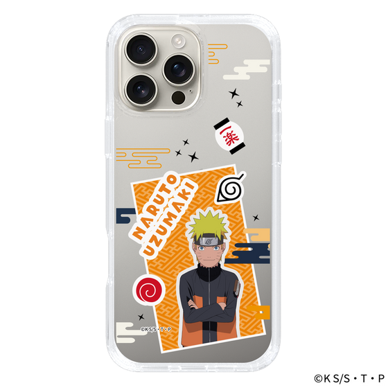 スリムプロテクションケース［ NARUTO -ナルト- 疾風伝 - ステッカー - うずまきナルト ］