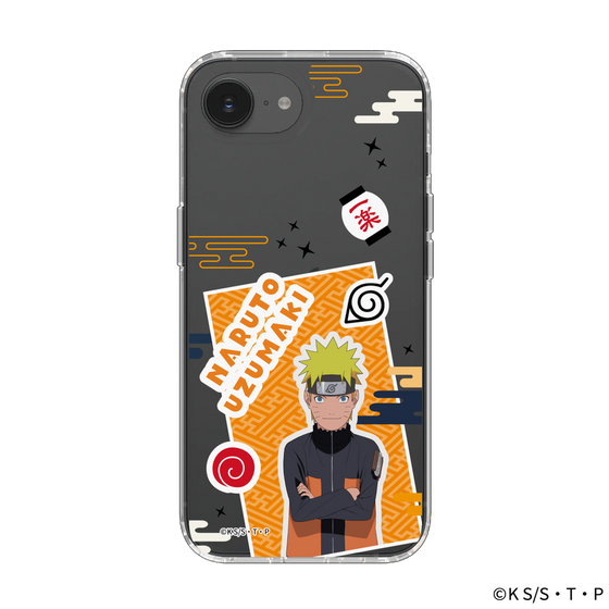 スリムプロテクションケース［ NARUTO -ナルト- 疾風伝 - ステッカー - うずまきナルト ］