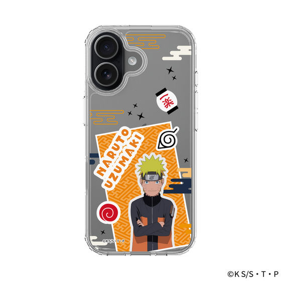 スリムプロテクションケース［ NARUTO -ナルト- 疾風伝 - ステッカー - うずまきナルト ］