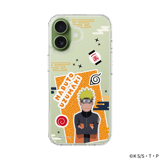 スリムプロテクションケース［ NARUTO -ナルト- 疾風伝 - ステッカー - うずまきナルト ］