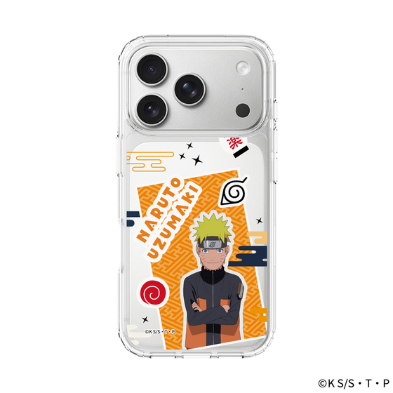 スリムプロテクションケース［ NARUTO-ナルト- 疾風伝 - ステッカー - うずまきナルト ］