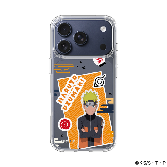 スリムプロテクションケース［ NARUTO -ナルト- 疾風伝 - ステッカー - うずまきナルト ］