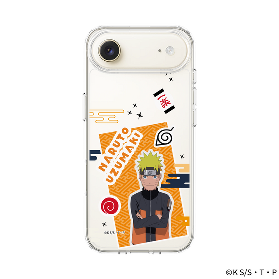 スリムプロテクションケース［ NARUTO -ナルト- 疾風伝 - ステッカー - うずまきナルト ］