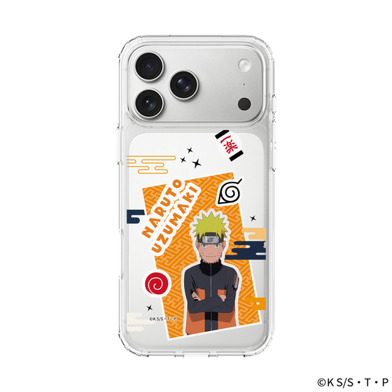 スリムプロテクションケース［ NARUTO-ナルト- 疾風伝 - ステッカー - うずまきナルト ］