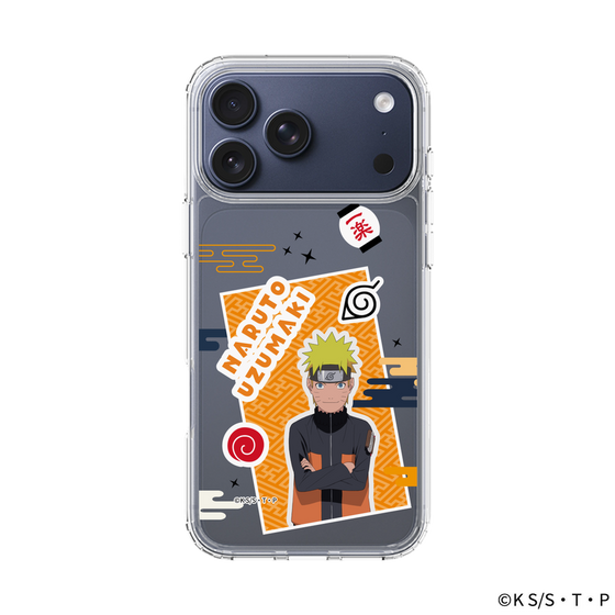 スリムプロテクションケース［ NARUTO -ナルト- 疾風伝 - ステッカー - うずまきナルト ］