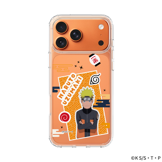 スリムプロテクションケース［ NARUTO -ナルト- 疾風伝 - ステッカー - うずまきナルト ］