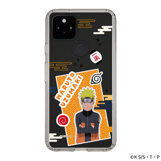 スリムプロテクションケース［ NARUTO -ナルト- 疾風伝 - ステッカー - うずまきナルト ］