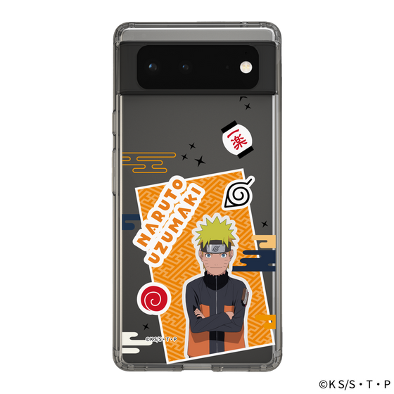 スリムプロテクションケース［ NARUTO -ナルト- 疾風伝 - ステッカー - うずまきナルト ］