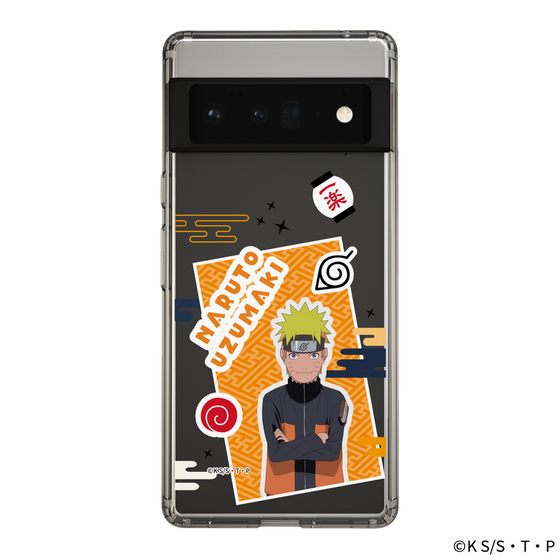 スリムプロテクションケース［ NARUTO-ナルト- 疾風伝 - ステッカー - うずまきナルト ］