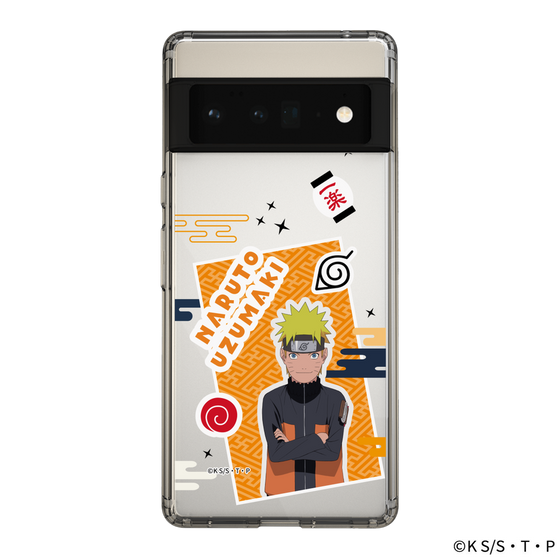 スリムプロテクションケース［ NARUTO -ナルト- 疾風伝 - ステッカー - うずまきナルト ］