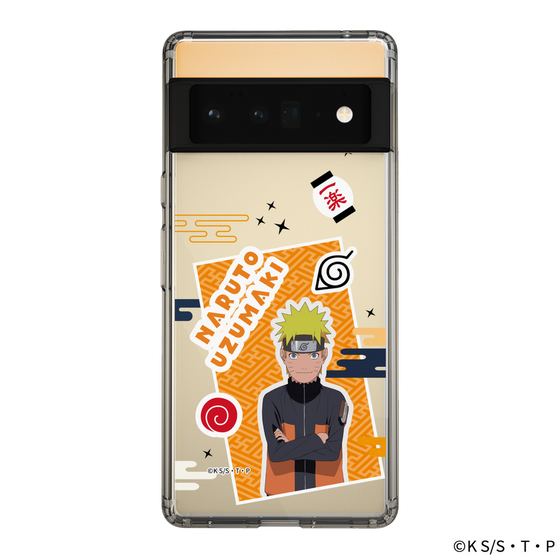 スリムプロテクションケース［ NARUTO -ナルト- 疾風伝 - ステッカー - うずまきナルト ］