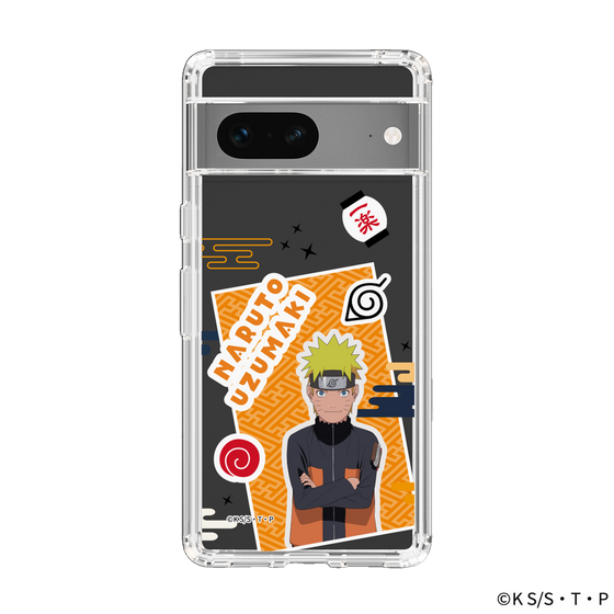 スリムプロテクションケース［ NARUTO -ナルト- 疾風伝 - ステッカー - うずまきナルト ］