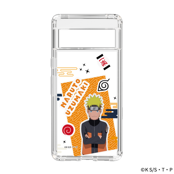 スリムプロテクションケース［ NARUTO -ナルト- 疾風伝 - ステッカー - うずまきナルト ］