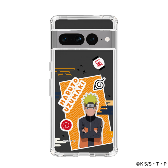 スリムプロテクションケース［ NARUTO -ナルト- 疾風伝 - ステッカー - うずまきナルト ］