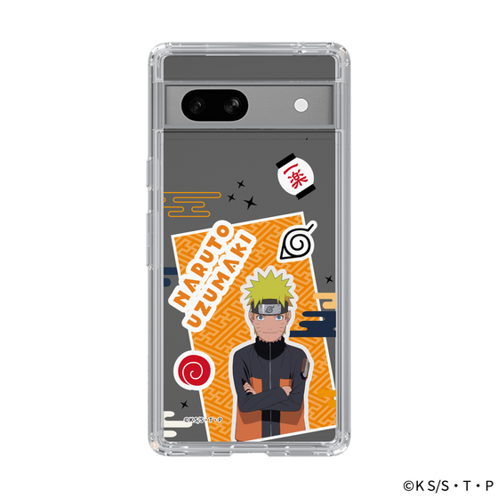 スリムプロテクションケース［ NARUTO -ナルト- 疾風伝 - ステッカー - うずまきナルト ］