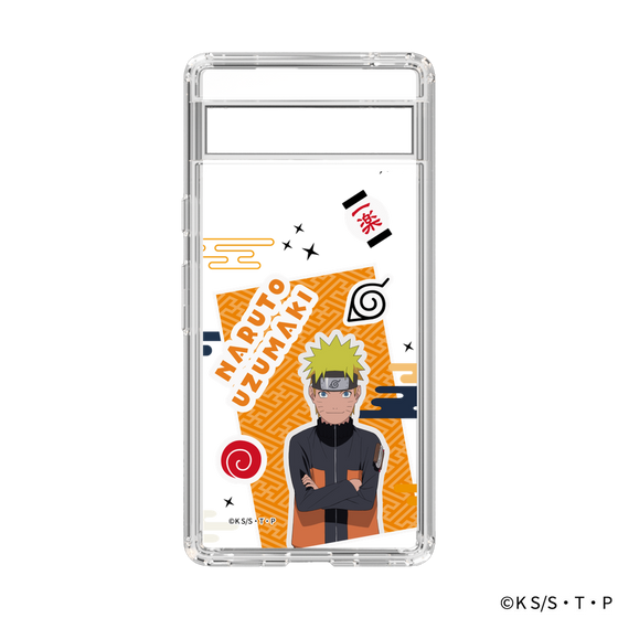 スリムプロテクションケース［ NARUTO -ナルト- 疾風伝 - ステッカー - うずまきナルト ］
