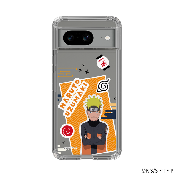 スリムプロテクションケース［ NARUTO -ナルト- 疾風伝 - ステッカー - うずまきナルト ］