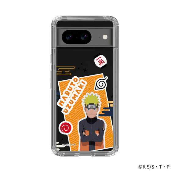 スリムプロテクションケース［ NARUTO -ナルト- 疾風伝 - ステッカー - うずまきナルト ］