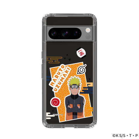 スリムプロテクションケース［ NARUTO -ナルト- 疾風伝 - ステッカー - うずまきナルト ］