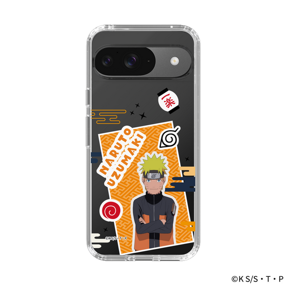 スリムプロテクションケース［ NARUTO -ナルト- 疾風伝 - ステッカー - うずまきナルト ］