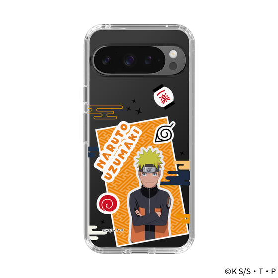 スリムプロテクションケース［ NARUTO -ナルト- 疾風伝 - ステッカー - うずまきナルト ］